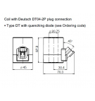Bucher Spule 12VDC 30W fi20,75 h=57,3mm